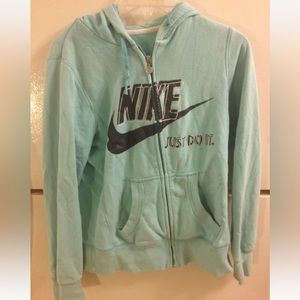 Nike Light Blue Hoodie